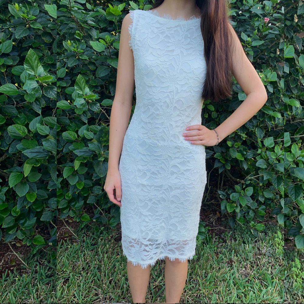 Jump White Lace Dress